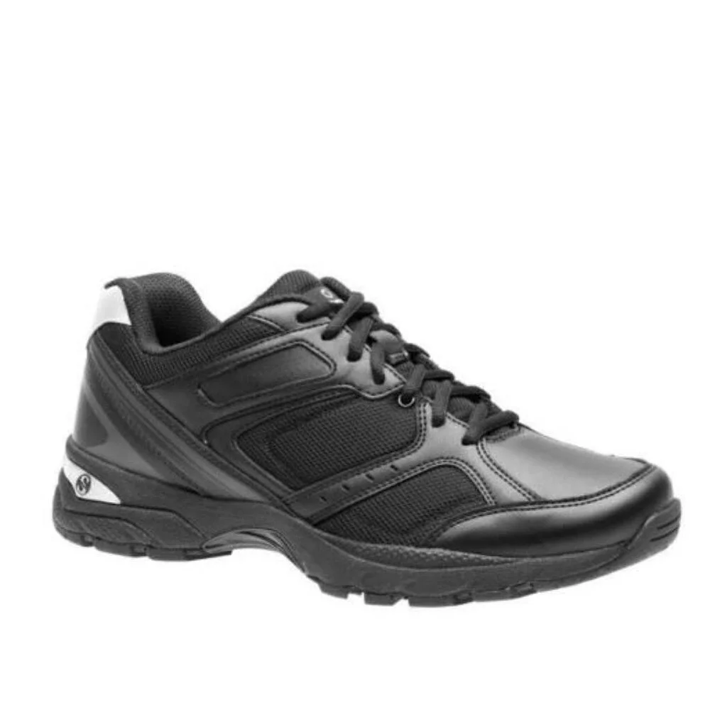 George Foreman Spiro Footworks Leather Black‎ Sneaker Men's Size 11 Wide NWT